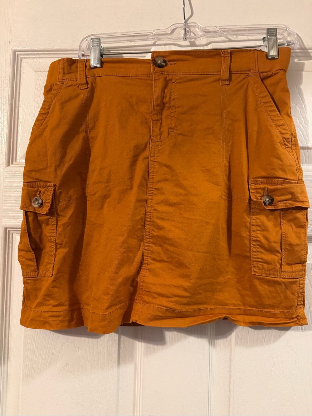 Lee Women's Cargo Skort in Orange